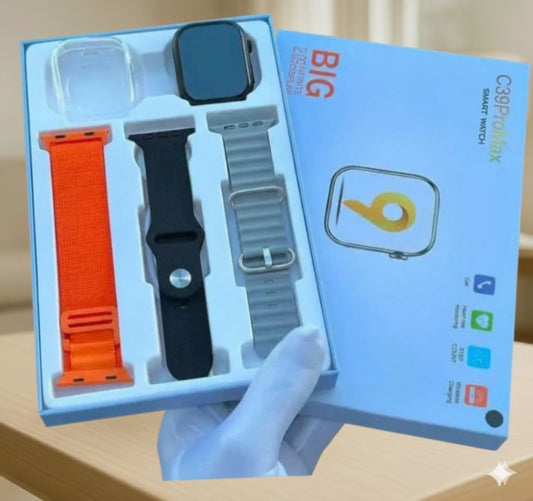 AuraXcess 3-Strap Smart Watch