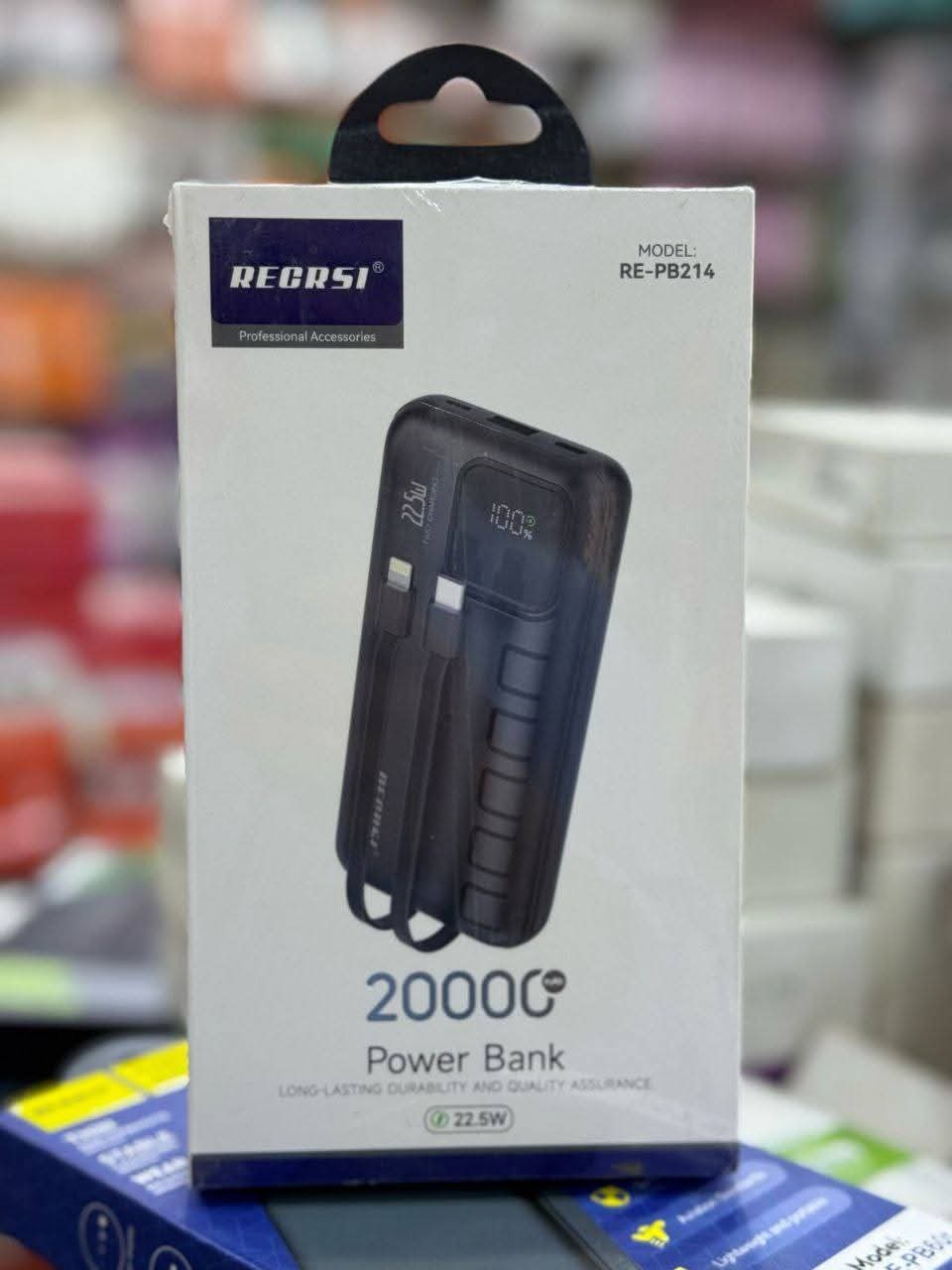 Recrsi 20000 mAh Power Bank